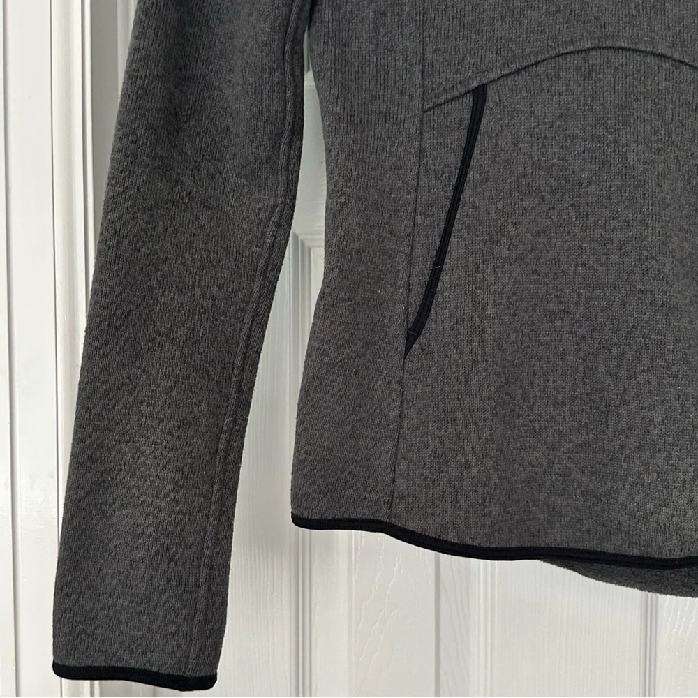 Lululemon Fleece & Thank You Pullover Heathered Black / Black‎ Size 2